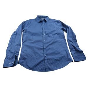 Beverly Hills Polo Club Blue Button Down Shirt Men's M